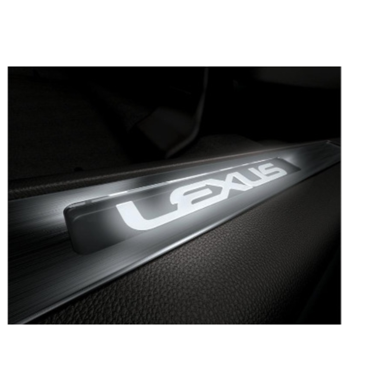 Накладки порогів дверей з підсвічуванням, Lexus logo