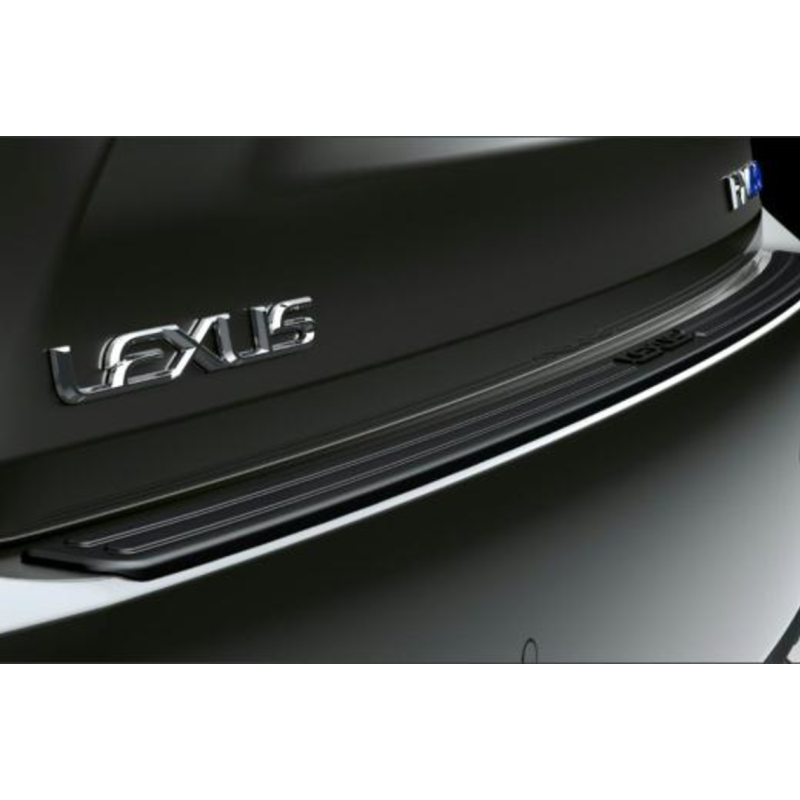 Захисна накладка заднього бампера чорна для Lexus RX