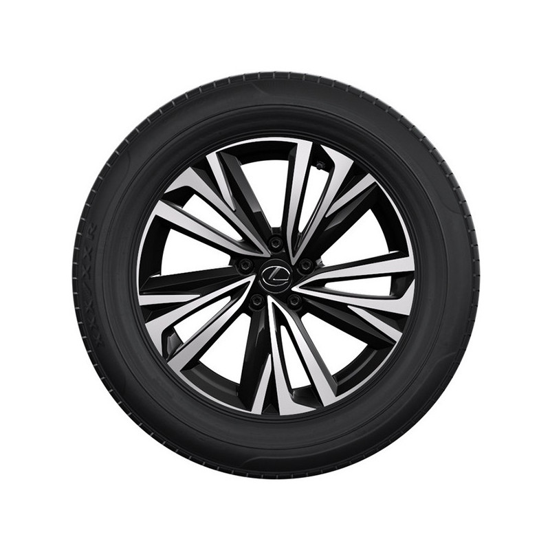 Легкосплавні диски 18” чорний з механічно обробленою поверхнею Lexus LBX